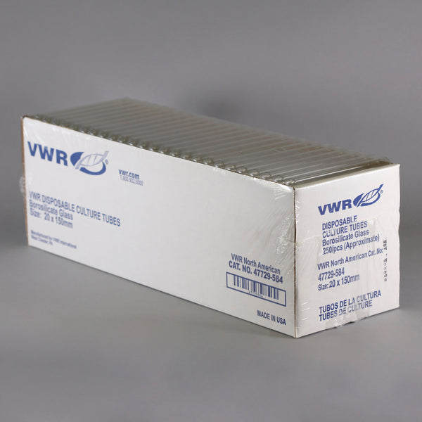VWR Disposable Culture Tubes 20x150mm #47729-584