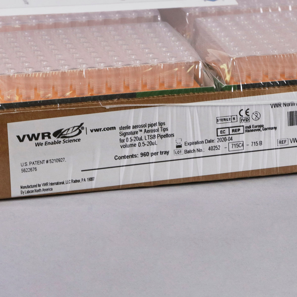 VWR Signature 20uL Aerosol Pipet Tips 89201526 reLAB