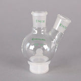 Chemglass 50mL 2 Neck Heavy Wall Round Bottom Flask #CG-1520-46