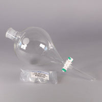 Chemglass 2L Globe Shaped Separatory Funnel #CG-1739-02
