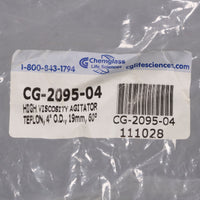 Chemglass PTFE High Viscosity Agitator #CG-2095-04