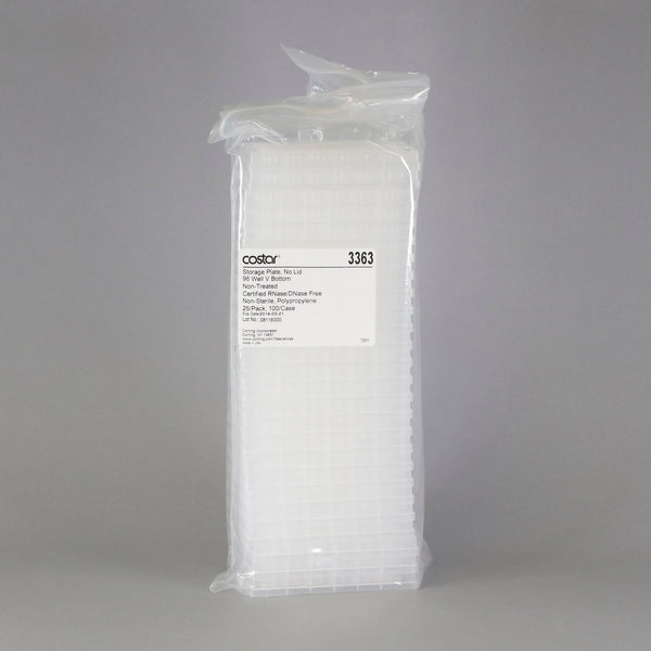 Corning Costar 96 Well V Bottom Polypropylene Storage Plate #3363