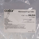 Corning Costar 1.7mL Snap Cap Microcentrifuge Tubes #3620