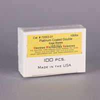 Electron Microscopy Sciences Double Edge Platinum Coated Razor Blade #72003-01