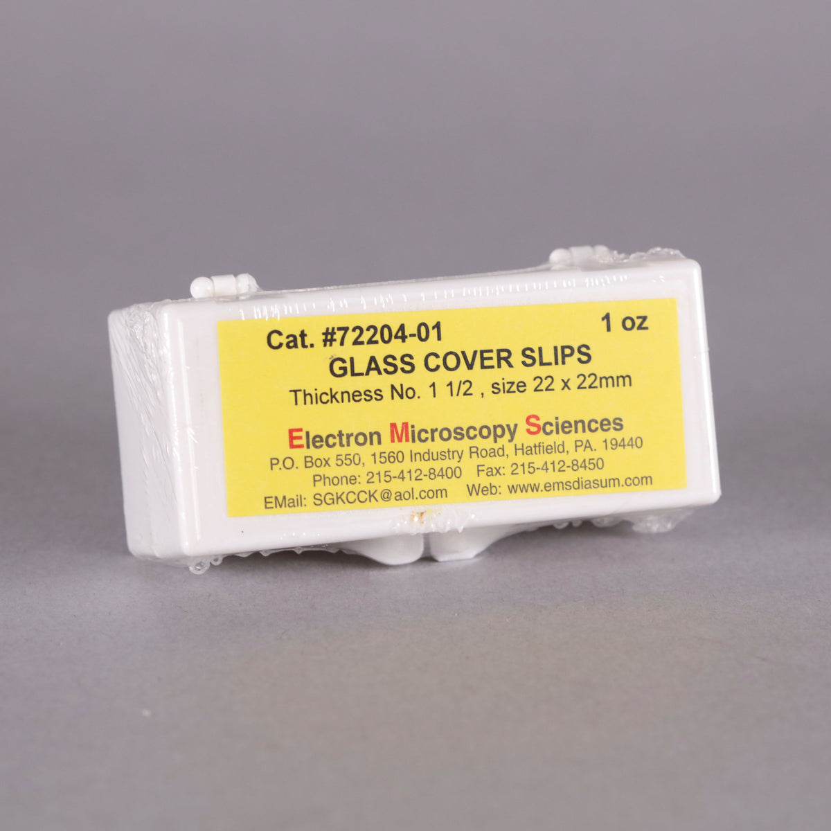 Electron Microscopy Sciences Glass Cover Slips 7220401 reLAB