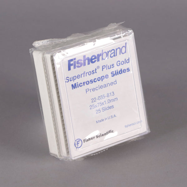 Fisherbrand Superfrost Plus Gold Microscope Slides #22-035-813