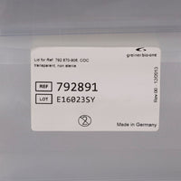 Greiner Bio-One Cycloolefin Microplate Lids #792891