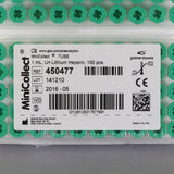 Greiner MiniCollect 1mL Lithium Heparin Collection Tubes #450477
