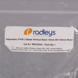 Heidolph Radleys Adjustable PTFE 2 Blade Vertical Rotor #RR258302