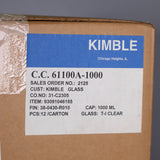 Kimble KIMAX 1000mL Glass Media Bottle #61100A-1000