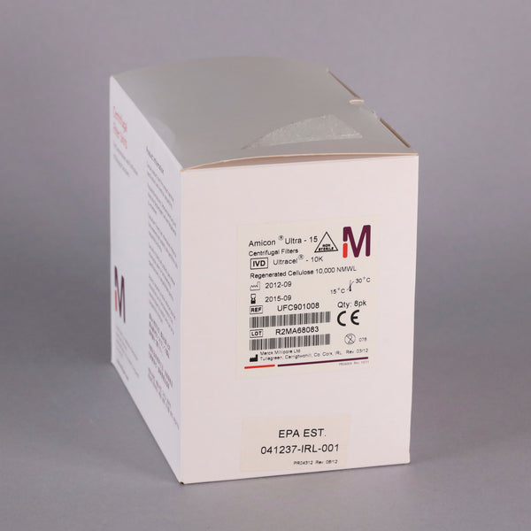 Millipore Amicon Ultra 15mL Ultracel 10K Centrifugal Filters#UFC901008