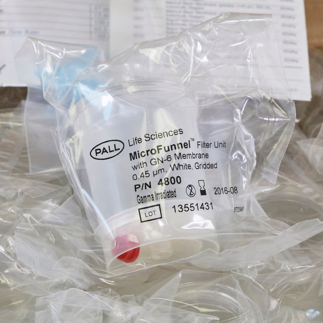 Microfunnel Pall MicroFunnel 100mL Filter Funnel 0.45um GN-6 Membrane #4800 – reLAB