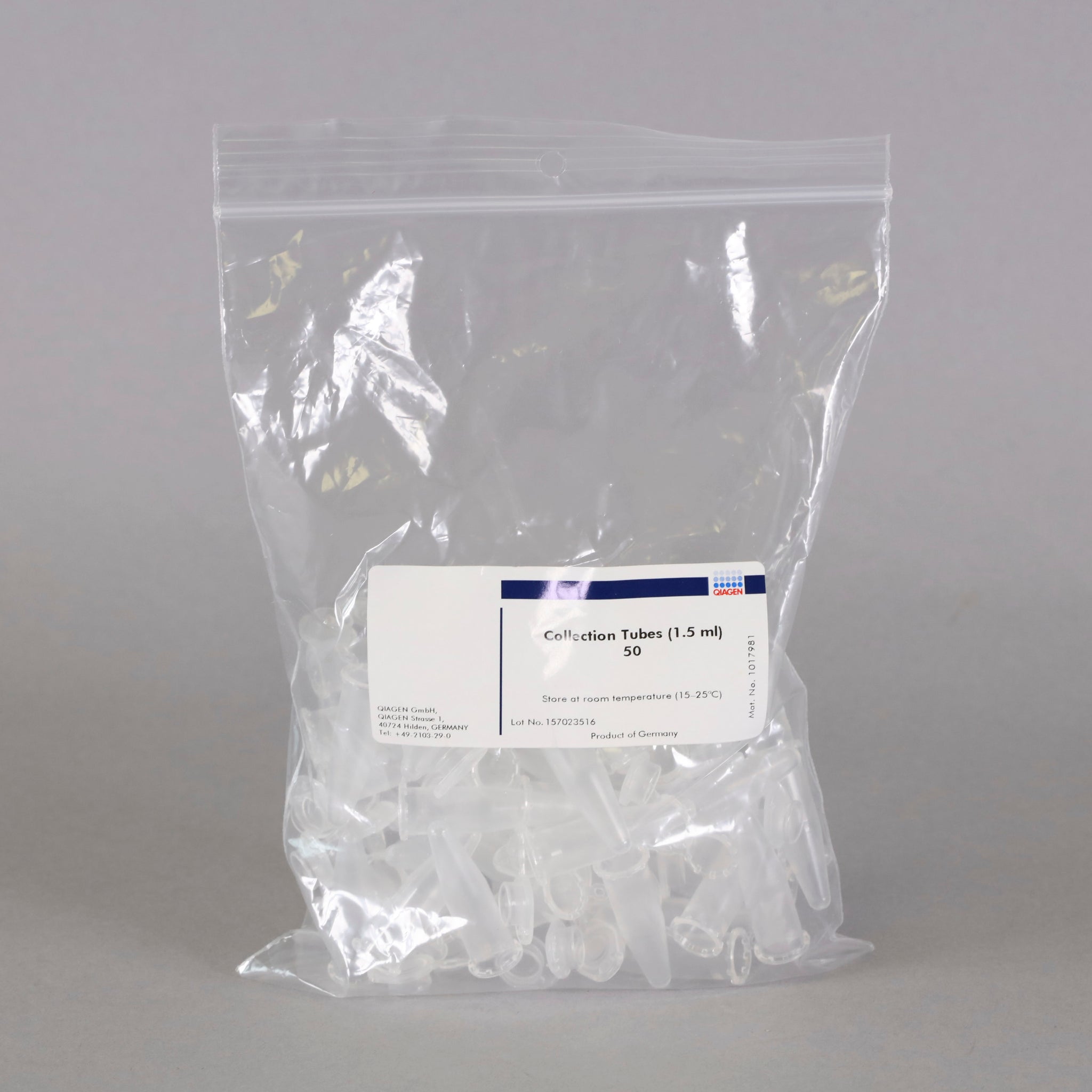 Qiagen 1.5mL Polypropylene Collection Tubes 1017981 reLAB