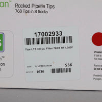 Rainin BioClean RT-L300F 300uL Filtered Pipette Tips #17002933