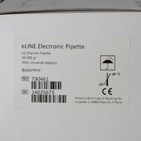 Sartorius eLINE 10-300µL Twelve Channel Electronic Pipette #730461