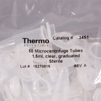 Thermo Snap Cap Low Retention Microcentrifuge Tubes #3451