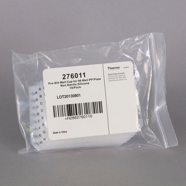 Thermo Scientific Pre-Slit 96-Well Silicone Microplate Caps #276011