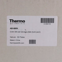 Thermo Abgene 96 Well 0.8mL PP Deepwell Storage Plate #AB-0859