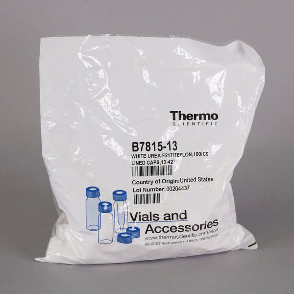 Thermo Scientific White Urethane Caps #B7815-13
