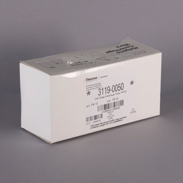 Thermo Scientific Nalgene 50mL Oak Ridge Tubes #3119-0050