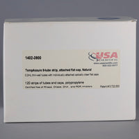 USA Scientific 0.2mL PCR 8-Tube Strips With Caps #1402-3900