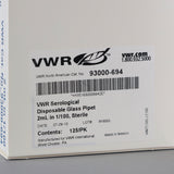 VWR Serological Disposable Glass Pipet 2mL in 1/100 #93000-694