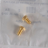 Waters Gold Plated Compression Screws 2-Pack #405003608
